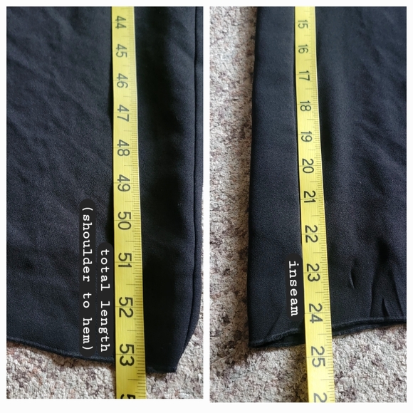 Wilfred Aritzia‎ Black Sleeveless Poly Crepe Cropped Wide Leg Jumpsuit Size XS - Picture 10 of 10